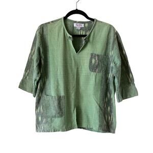 Vintage Hawaiian Cotton Twill shirt Tunic size S